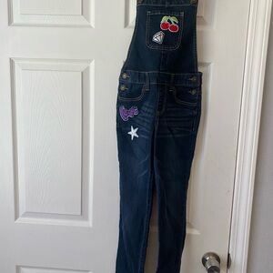 Cute vintage skinny leg overalls